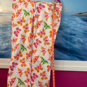 Lilly Pulitzer butterfly pants. Kentucky derby design